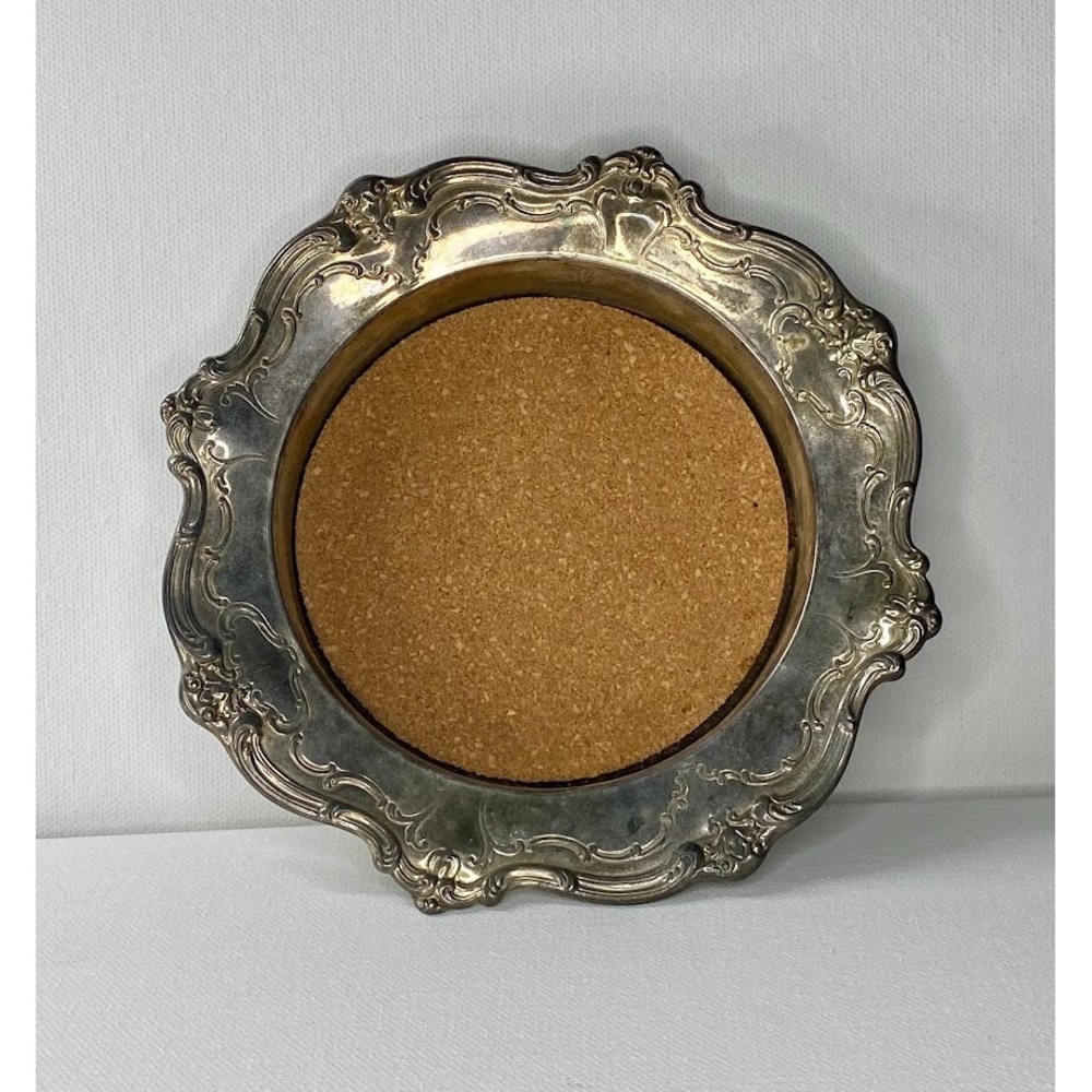 Vintage Gorham Chantilly Silverplate Wine Champagne Bottle Coaster